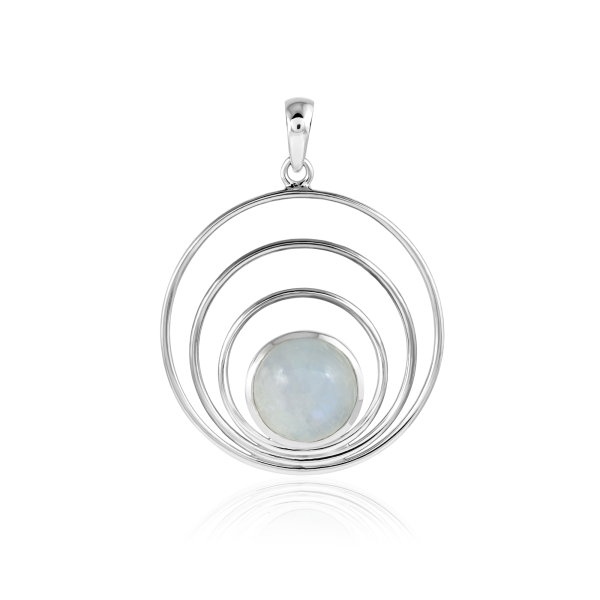 Rainbow Moonstone Pendant model P9-182