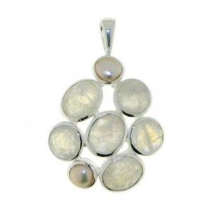 Rainbow Moonstone Pendant model P5-039