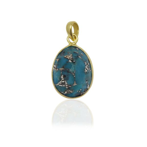 Copper Turquoise Pendant model P5g-032