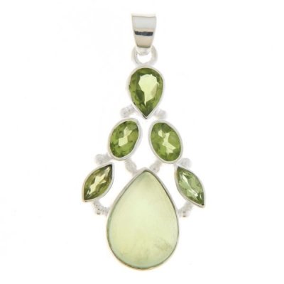 Prehnite Pendant model P6-044
