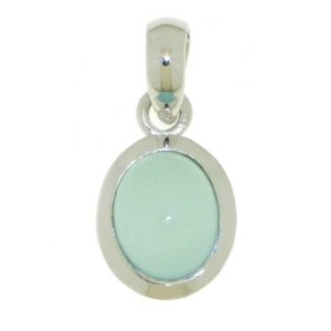 Chalcedony aqua Pendant model P9-125