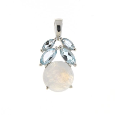 Rainbow Moonstone Pendant model P9-161