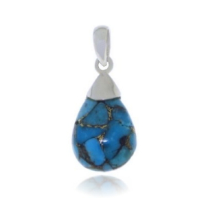 Copper Turquoise Pendant model P9-119