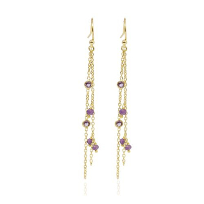  Amethyst Hanging earring model E5g-052