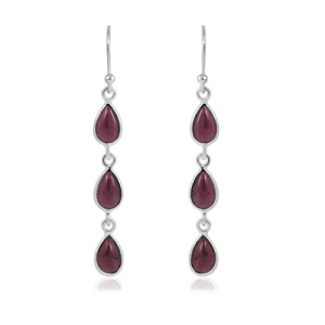 Garnet Hanging earring model E9-113