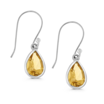 Citrine Hanging earring model E1-001
