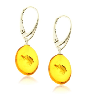 Amber Hanging earring model E2-003 Amber Hanging earring model E2-003