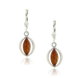 Amber Hanging earring model E2-006 Amber Hanging earring model E2-006
