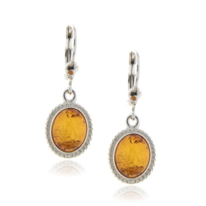 Amber Hanging earring model E2-010 Amber Hanging earring model E2-010