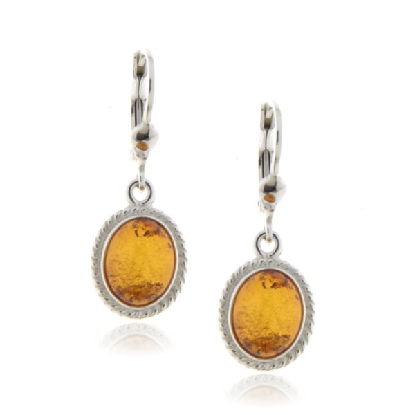 Amber Hanging earring model E2-010
