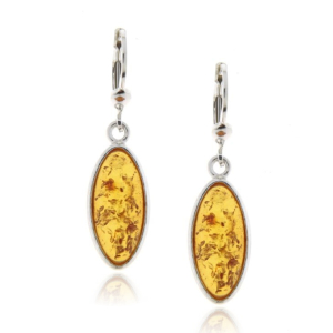 Amber Hanging earring model E2-011 Amber Hanging earring model E2-011