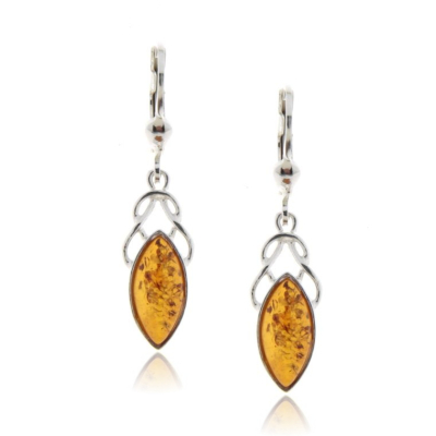 Amber Hanging earring model E2-014