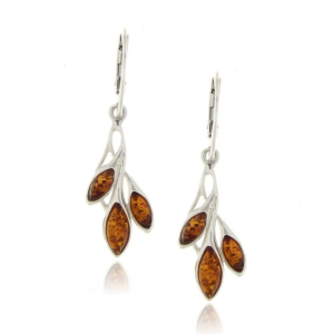 Amber Hanging earring model E2-020 Amber Hanging earring model E2-020