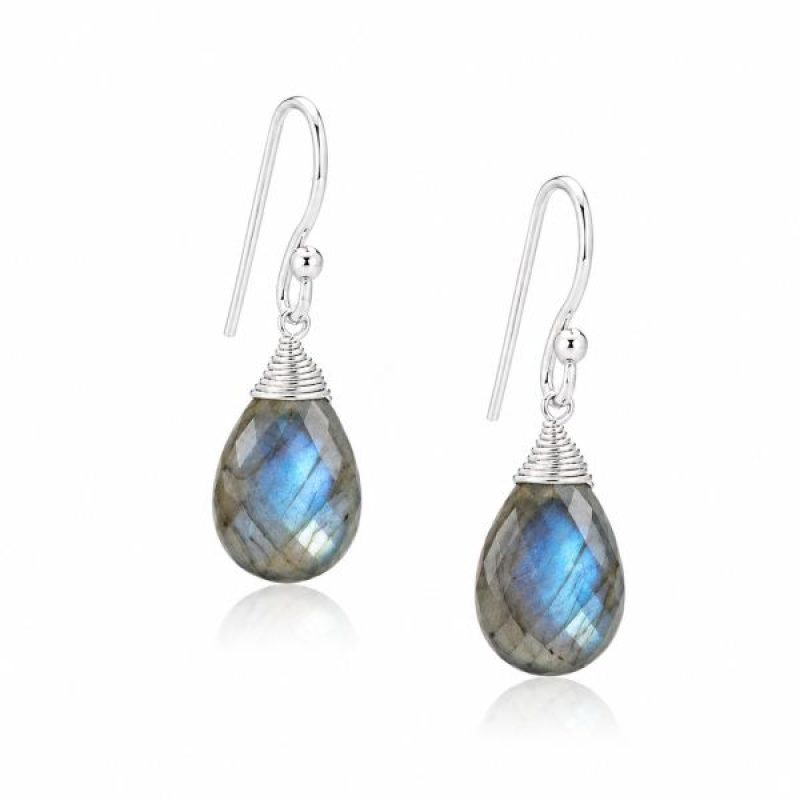 Labradorite Hanging earring model E5-037