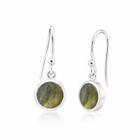 Labradorite Hanging earring model E5-070