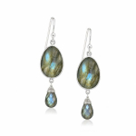 Labradorite Hanging earring model E5-075