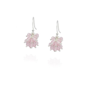 Rose Quartz Oorhanger model E5-081