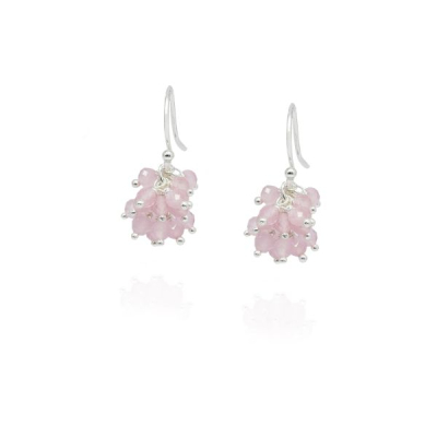 Rose Quartz Oorhanger model E5-081