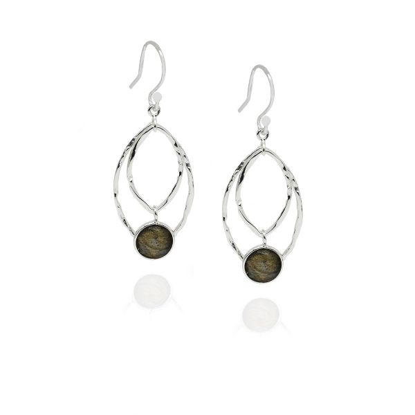 Labradorite Hanging earring model E5-082