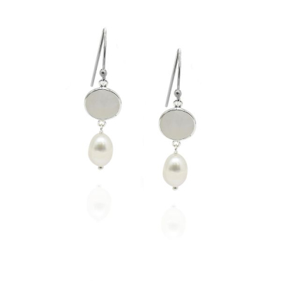 Rainbow Moonstone Hanging earring model E5-083