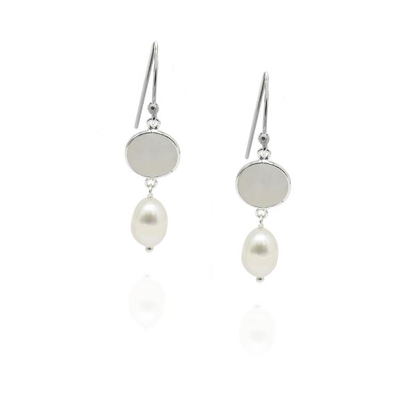 Regenboog Maansteen Oorhanger model E5-083