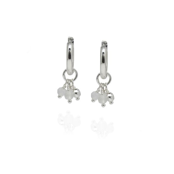 Regenboog Maansteen Creolen model E5-084