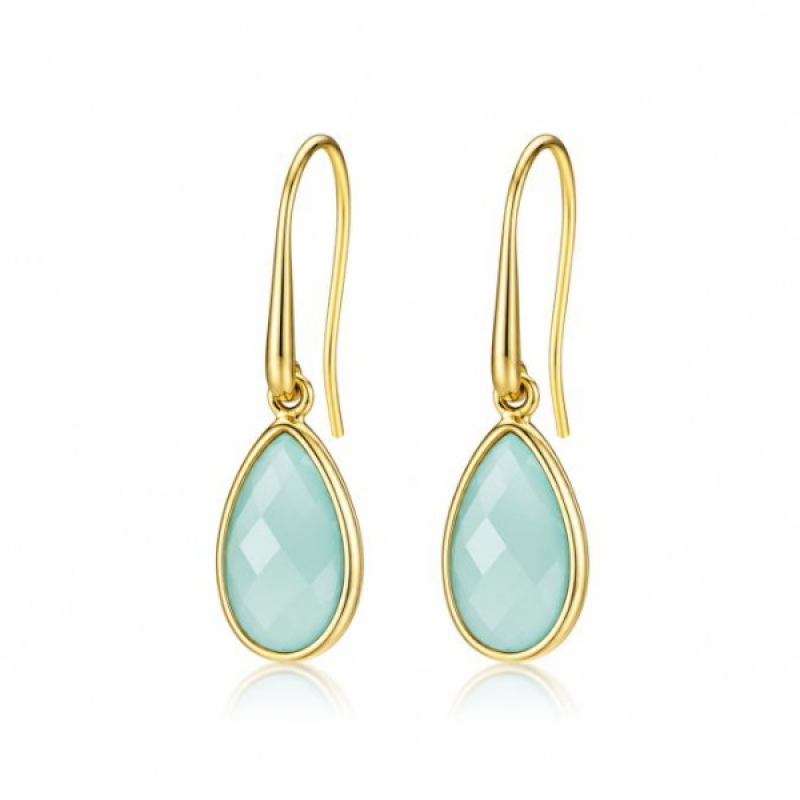 Chalcedony Hanging earring model E5g-089