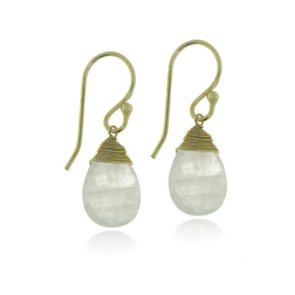 Rainbow Moonstone Hanging earring model E5g-037