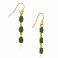 Aventurine Hanging earring E5g-049