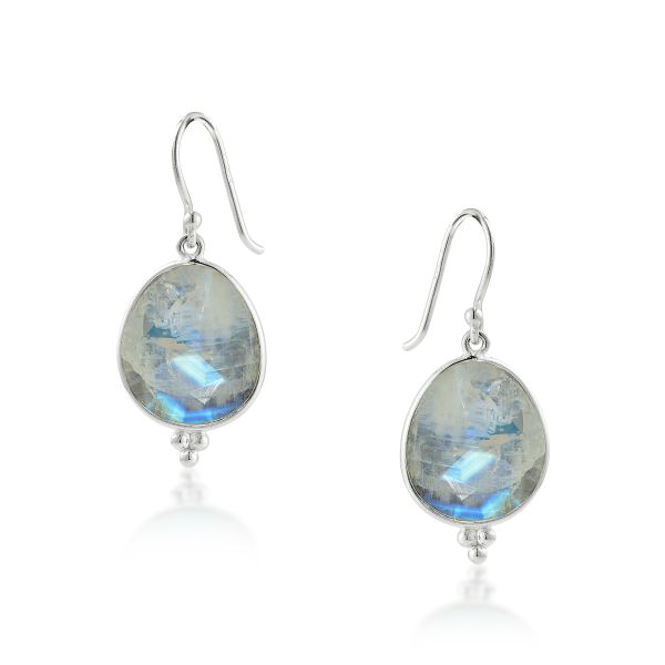 Regenboog Maansteen Oorhanger model E6-006