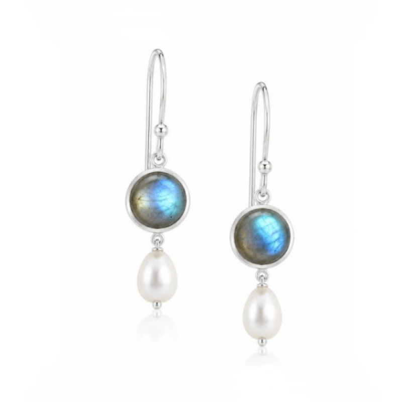 Labradorite Hanging earring model E6-009