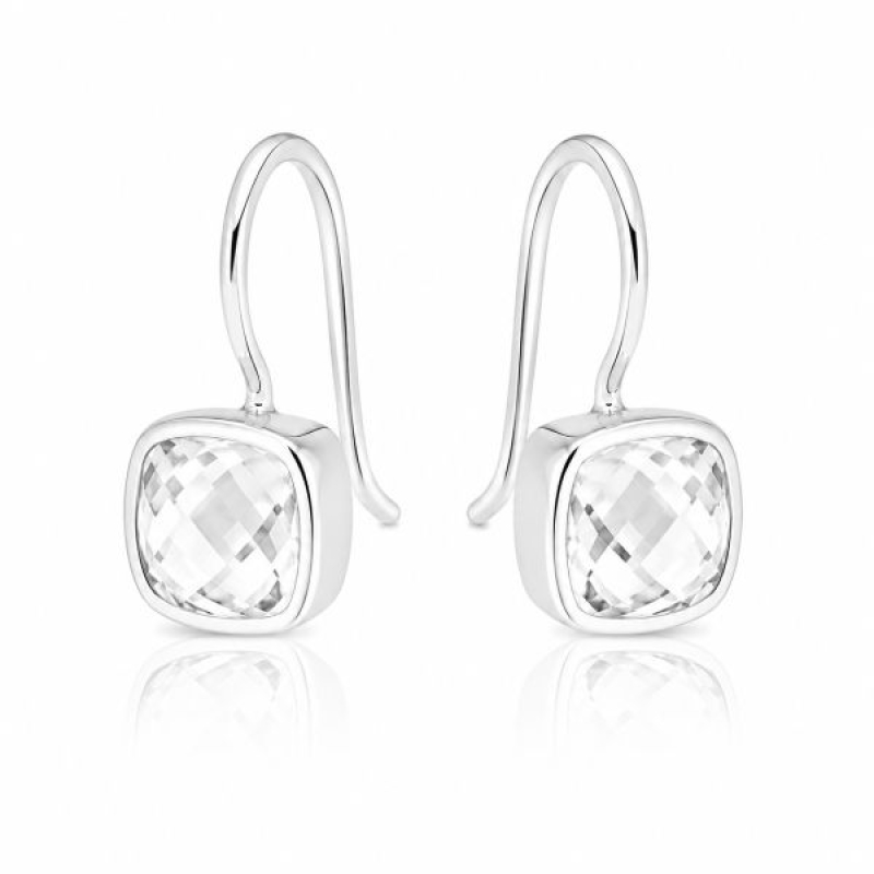 Rock Crystal Hanging earring model E6-012