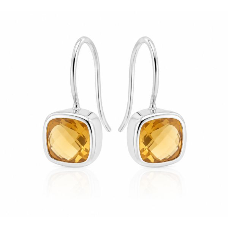 Citrine Hanging earring model E6-012