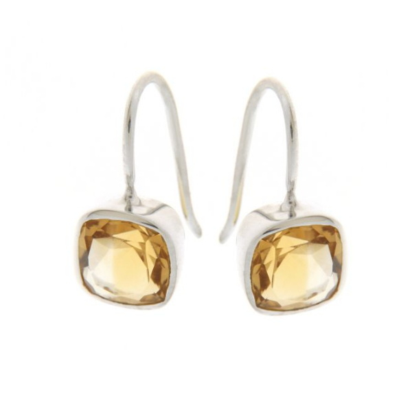 Citrine Hanging earring model E6-012