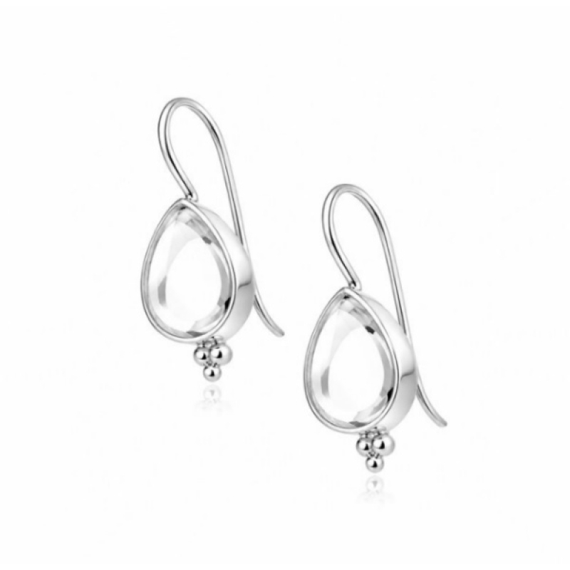 Rock Crystal Hanging earring model E6-017