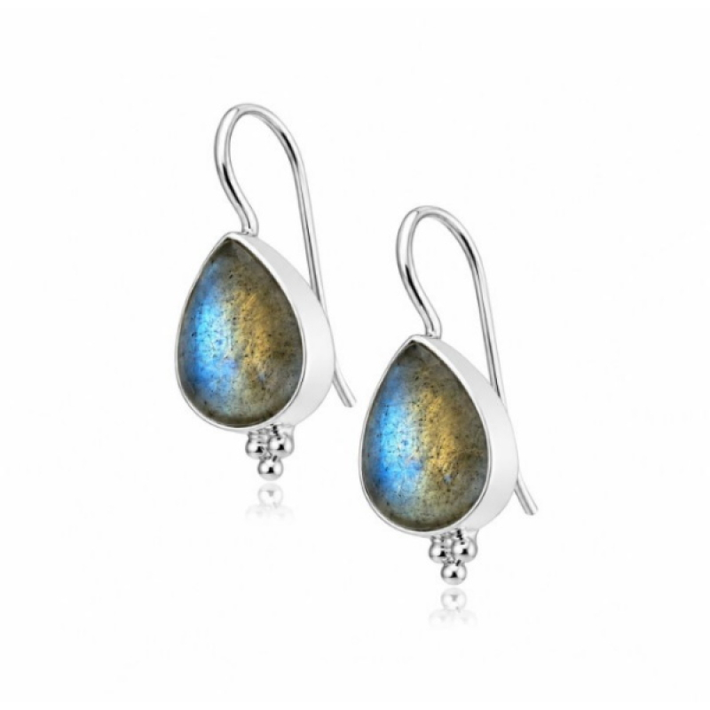 Labradorite Hanging earring model E6-017