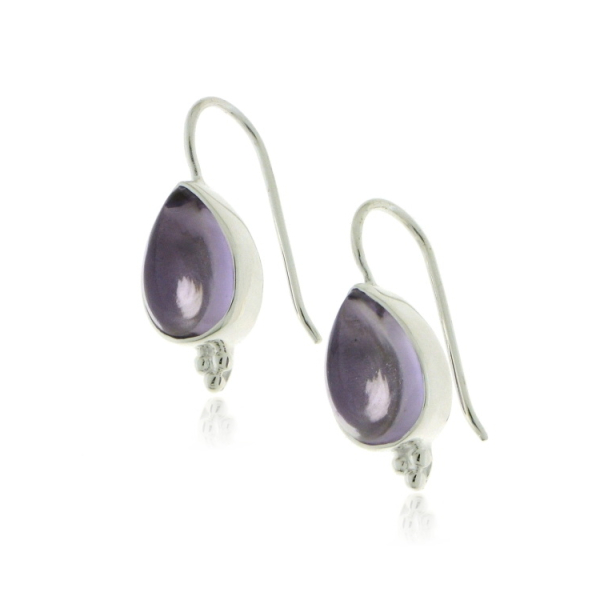 Amethist Oorhanger model E6-017