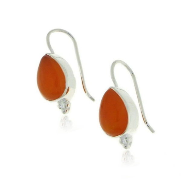 Carnelian Hanging earring model E6-017