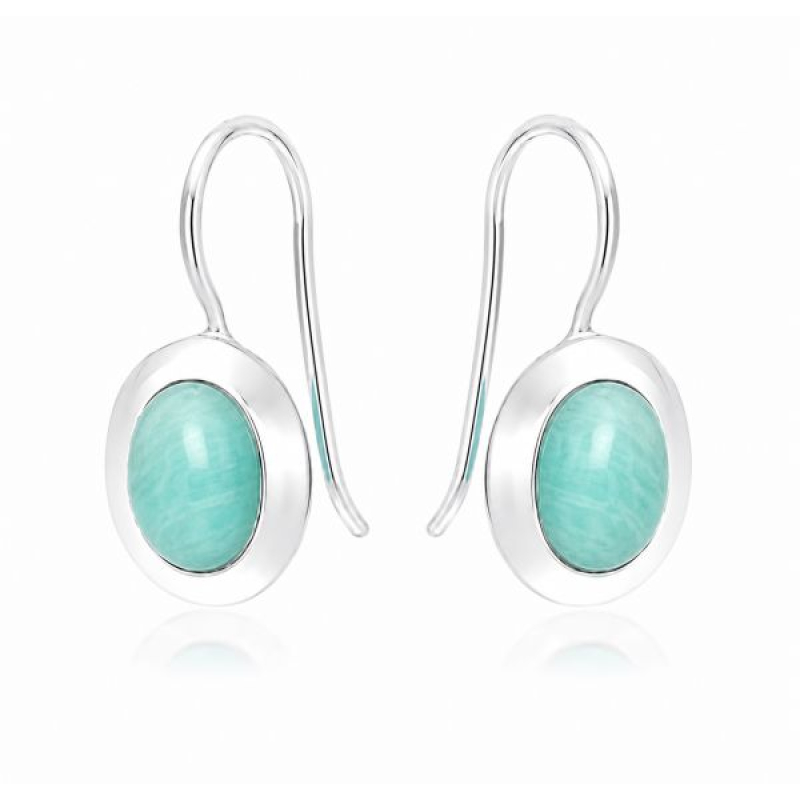 Amazonite Hanging earring model E6-020