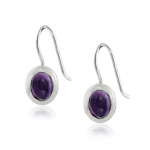 Amethyst Hanging earring model E6-020