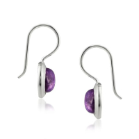 Amethyst Hanging earring model E6-020