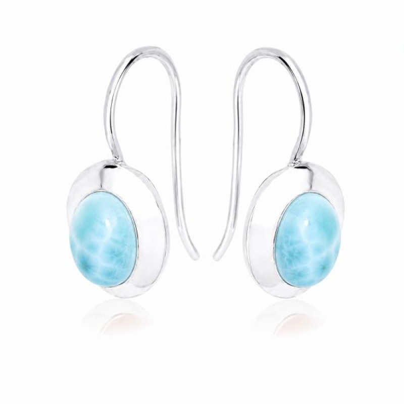 Larimar Hanging earring model E6-020