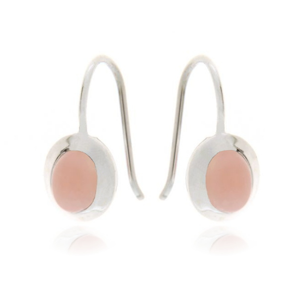 Roze Opaal Oorhanger model E6-020