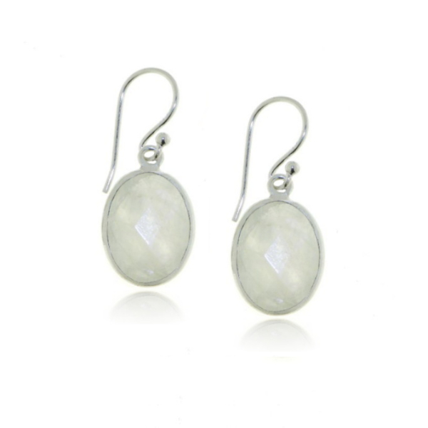 Regenboog Maansteen Oorhanger model E6-025