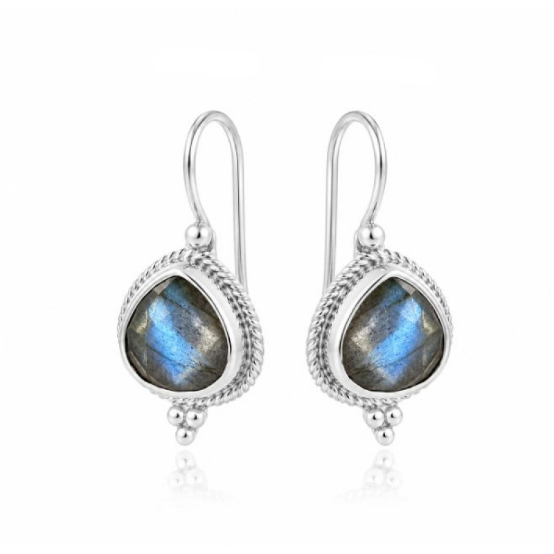Labradorite Hanging earring model E6-029