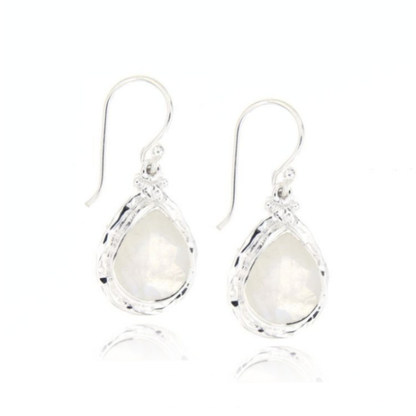 Regenboog Maansteen Oorhanger model E6-034