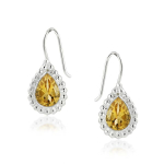 Citrine Hanging earring model E6-035
