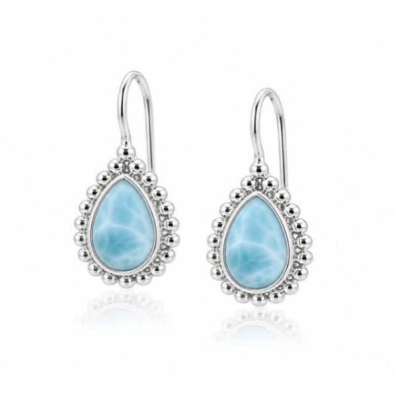 Larimar Hanging earring model E6-035