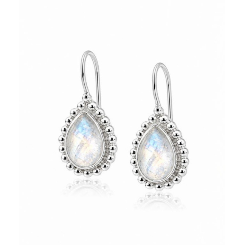 Rainbow Moonstone Hanging earring model E6-035