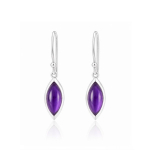 Amethyst Hanging earring model E6-040